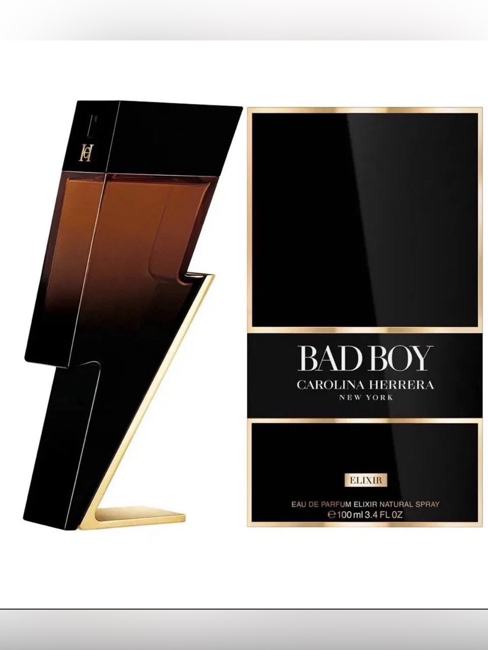 Carolina Herrera Bad Boy Elixir - Authentic, Sealed 1.7oz